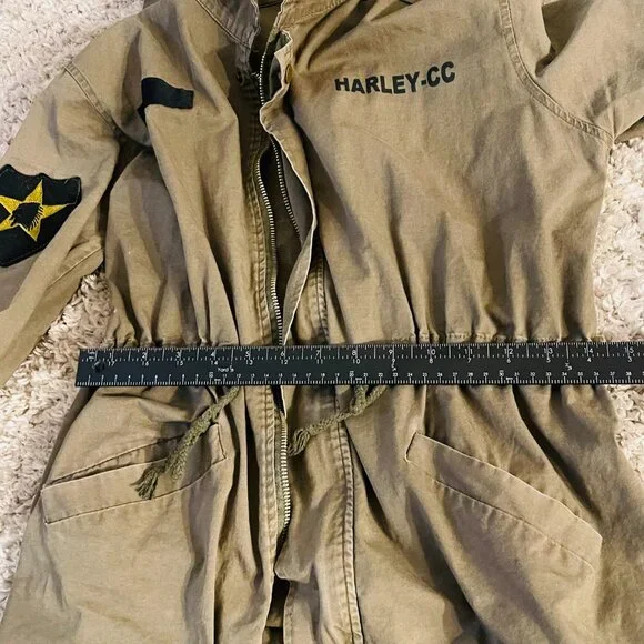 Harley-Davidson Women’s Military Field Jacket Skull Graphic - Picture 9 of 10